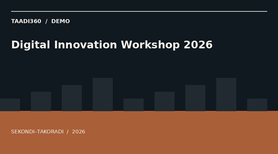 Digital Innovation Workshop 2026
