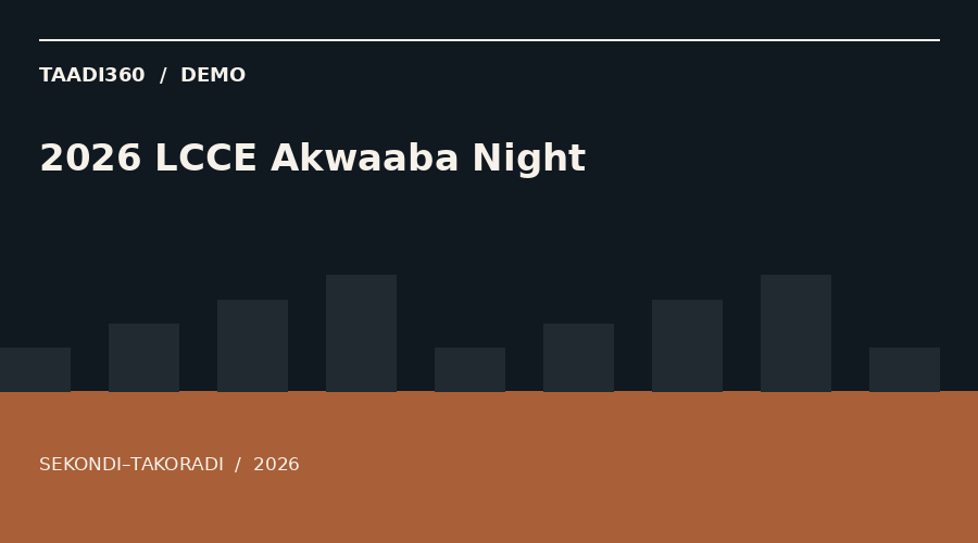 2026 LCCE Akwaaba Night