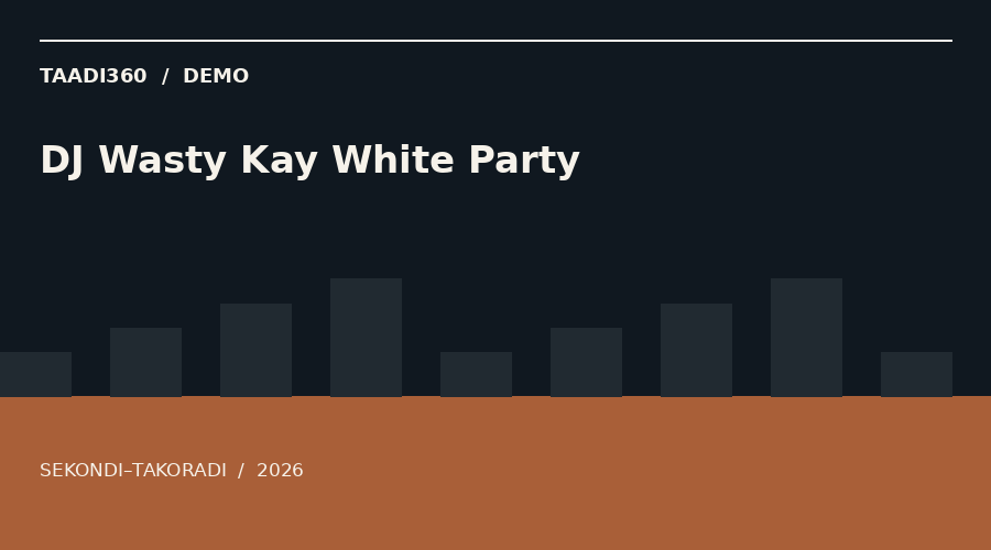 DJ Wasty Kay White Party