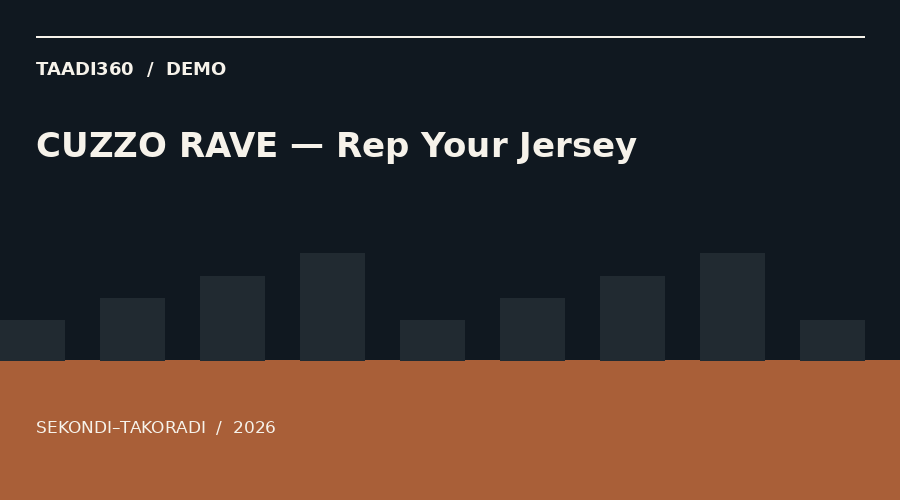 CUZZO RAVE — Rep Your Jersey