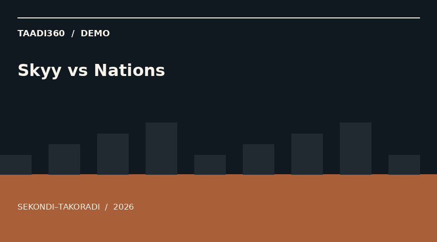 Skyy vs Nations