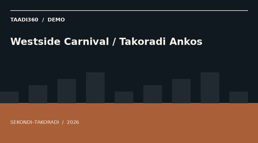 Westside Carnival / Takoradi Ankos